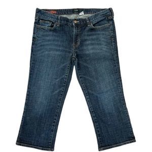 J. CREW Hipslung Cropped Jeans size 32.